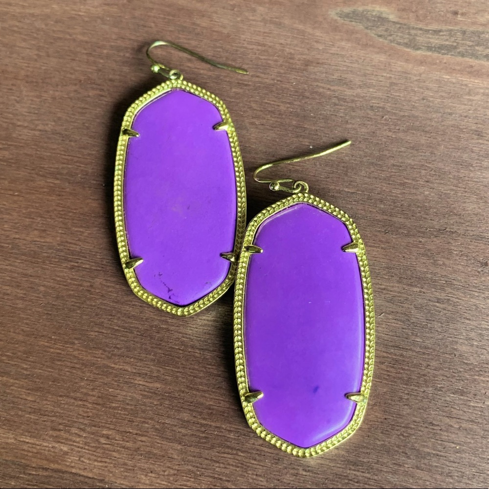 Kendra Scott Purple Danielle Earrings